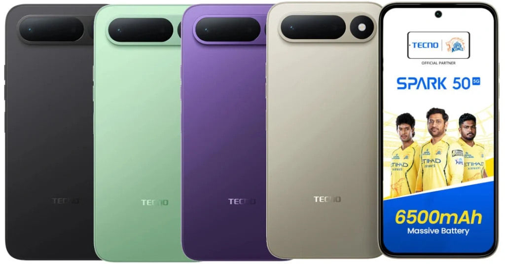 TECNO Spark 50 5G oficjalnie. To tani smartfon z dużą baterią i znajomym designem 13 TECNO Spark 50 5G oficjalnie. To tani smartfon z dużą baterią i znajomym designem