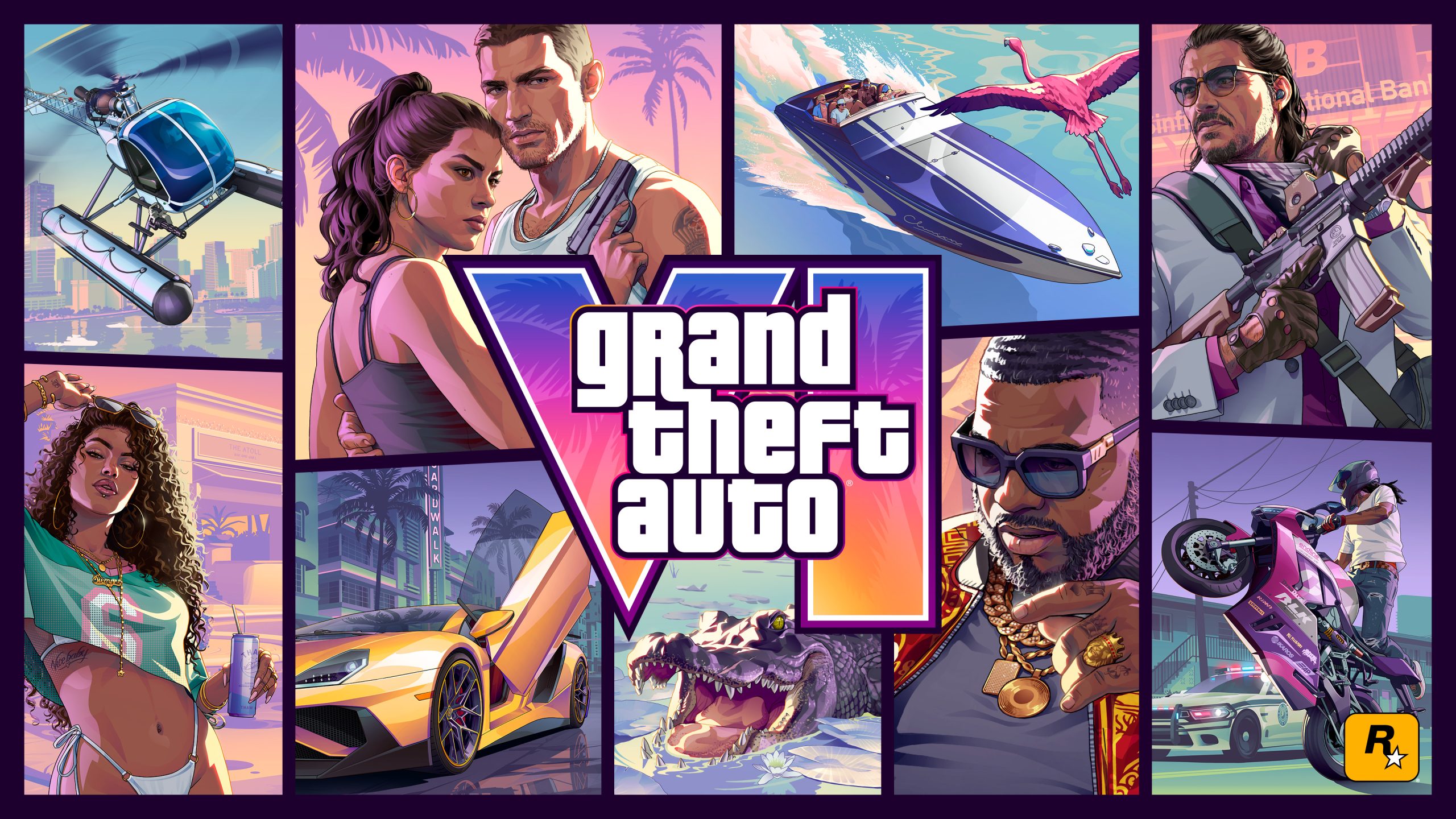Ujawniono okładkę Grand Theft Auto VI oraz datę rozpoczęcia przedsprzedaży! 13 Grand Theft Auto VI - Okładka pozioma