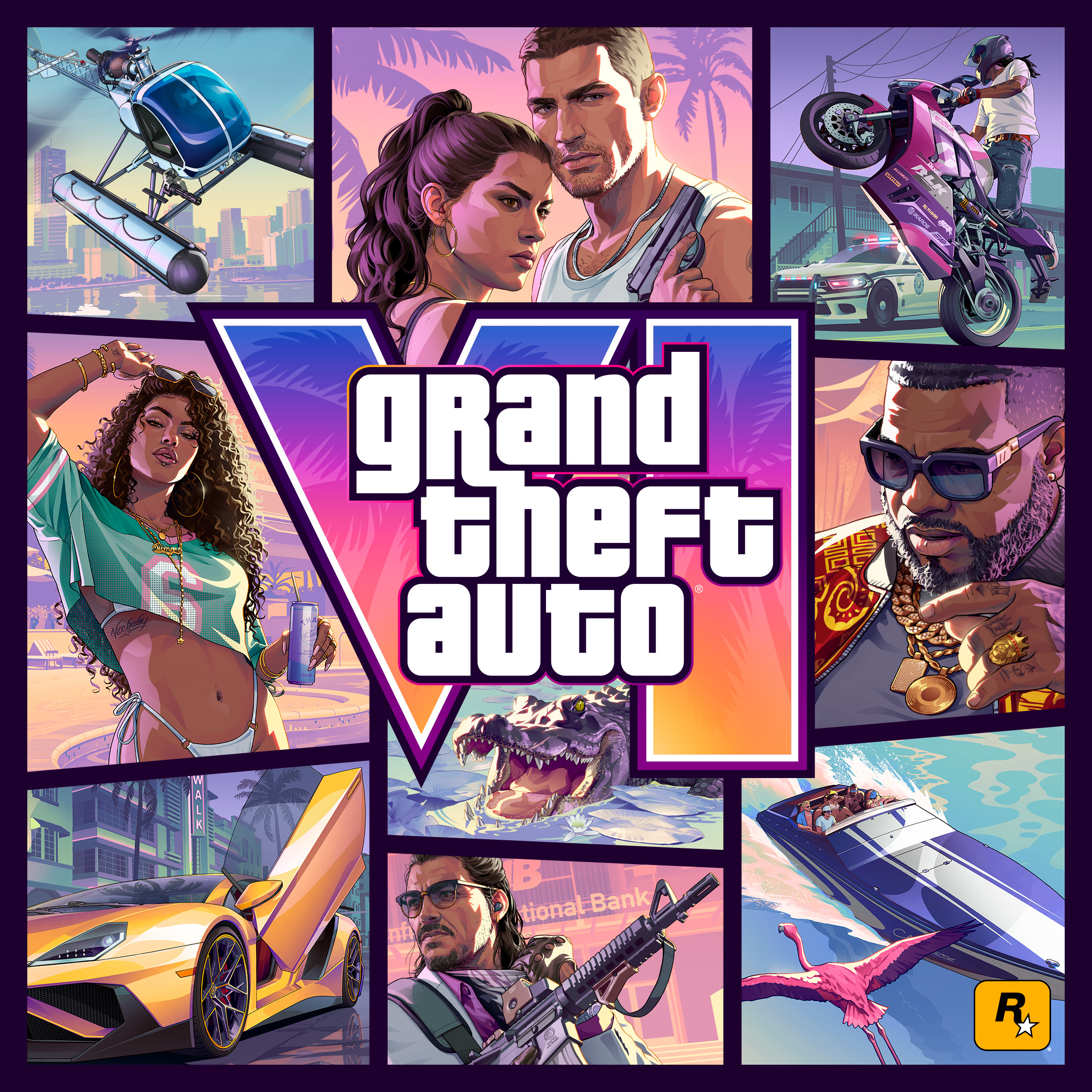 Ujawniono okładkę Grand Theft Auto VI oraz datę rozpoczęcia przedsprzedaży! 12 Grand Theft Auto VI - Okładka pionowa