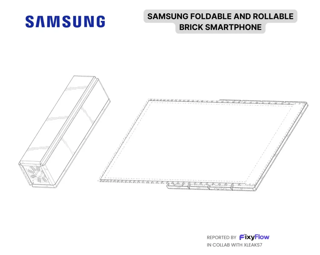 Samsung pracuje nad smartfonem-cegłą. Nietypowy składak pokazuje, jak mogą wyglądać telefony przyszłości 12 Samsung pracuje nad smartfonem-cegłą. Nietypowy składak pokazuje, jak mogą wyglądać telefony przyszłości