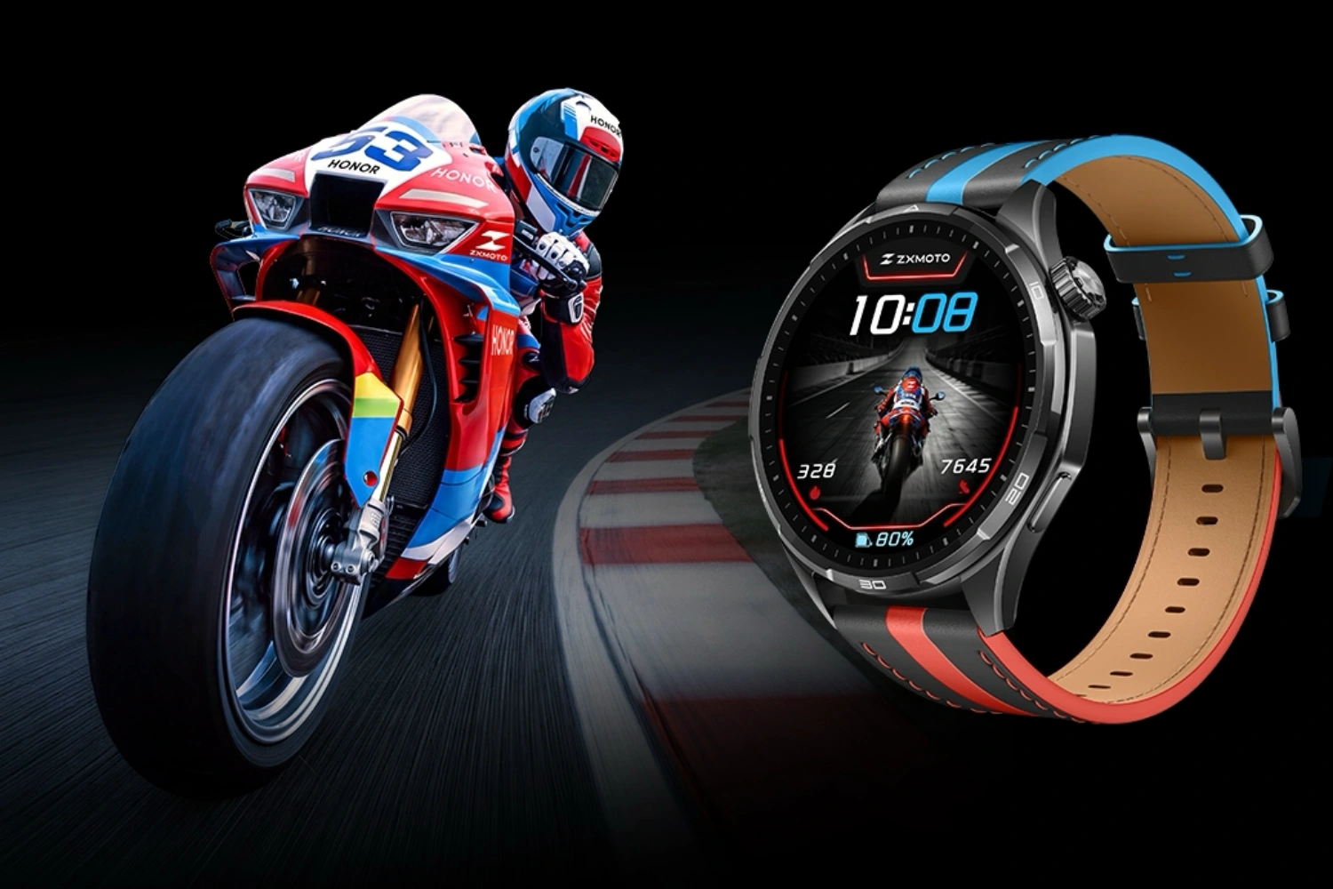 HONOR Watch 6 Plus Motorcycle Edition może zaskakiwać! To smartwatch przygotowany z myślą o fanach motocykli