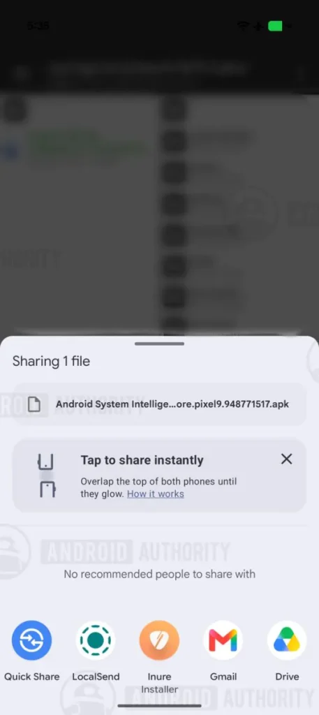 Tak wygląda interfejs funkcji Tap to Share. Google szykuje wygodniejsze udostępnianie plików w Androidzie 13 Tak wygląda interfejs funkcji Tap to Share. Google szykuje wygodniejsze udostępnianie plików w Androidzie