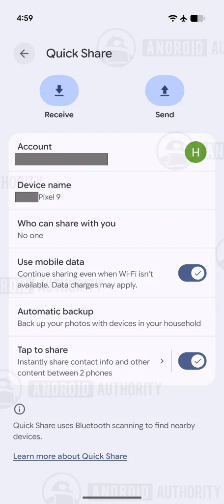 Tak wygląda interfejs funkcji Tap to Share. Google szykuje wygodniejsze udostępnianie plików w Androidzie 12 Tak wygląda interfejs funkcji Tap to Share. Google szykuje wygodniejsze udostępnianie plików w Androidzie