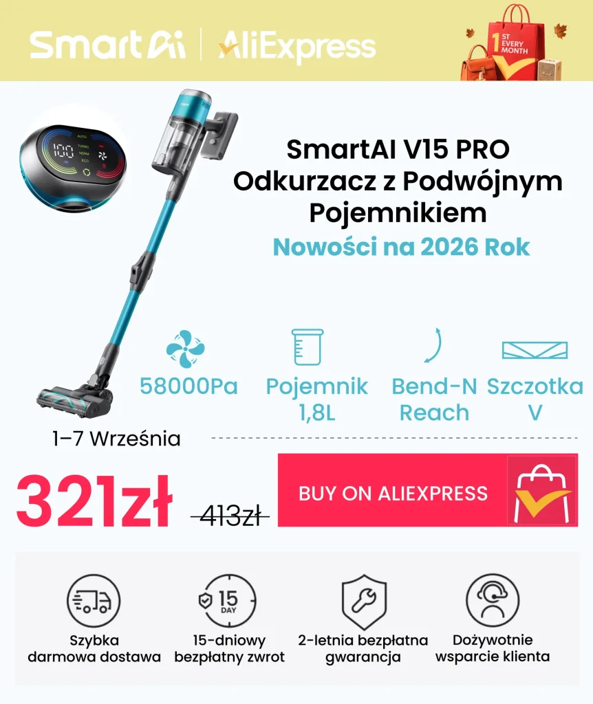 Kolejna odsłona taniego odkurzacza z Aliexpress - SmartAI V15 PRO za mniej niż 400 zł! 17 Kolejna odsłona taniego odkurzacza z Aliexpress - SmartAI V15 PRO za mniej niż 400 zł!