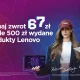 Lenovo rozdaje pieniądze za zakupy! Cashback sięga nawet 2000 zł