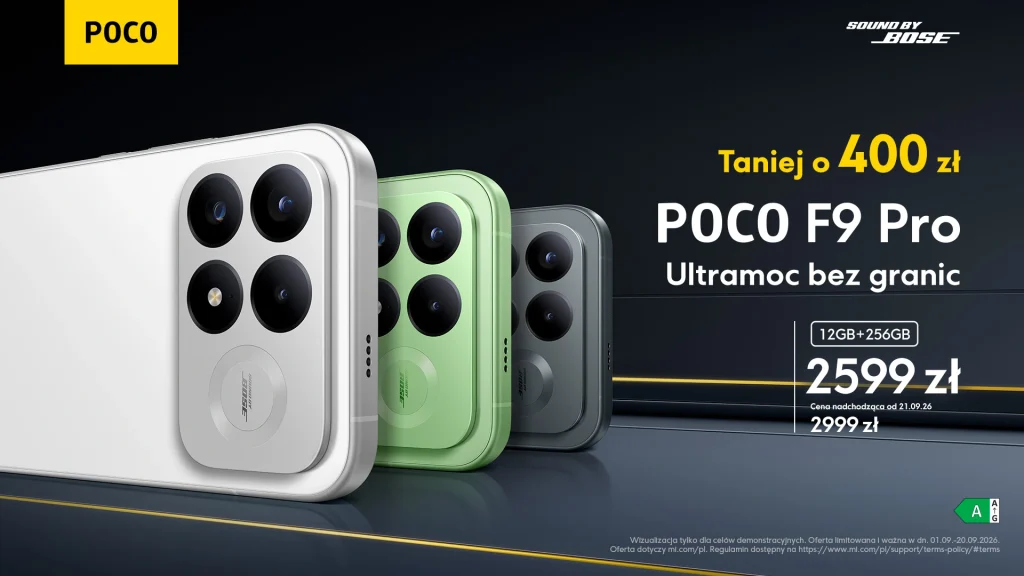 POCO F9 Ultra i POCO F9 Pro oficjalnie w Polsce! To smartfony stworzone z myślą o wymagających użytkownikach 16 POCO F9 Ultra i POCO F9 Pro oficjalnie w Polsce! To smartfony stworzone z myślą o wymagających użytkownikach