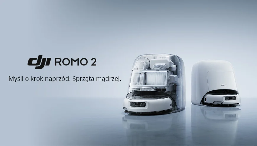 DJI Romo P2 i Romo A2 dotarły do Polski. Nowe roboty sprzątające mają mocne argumenty