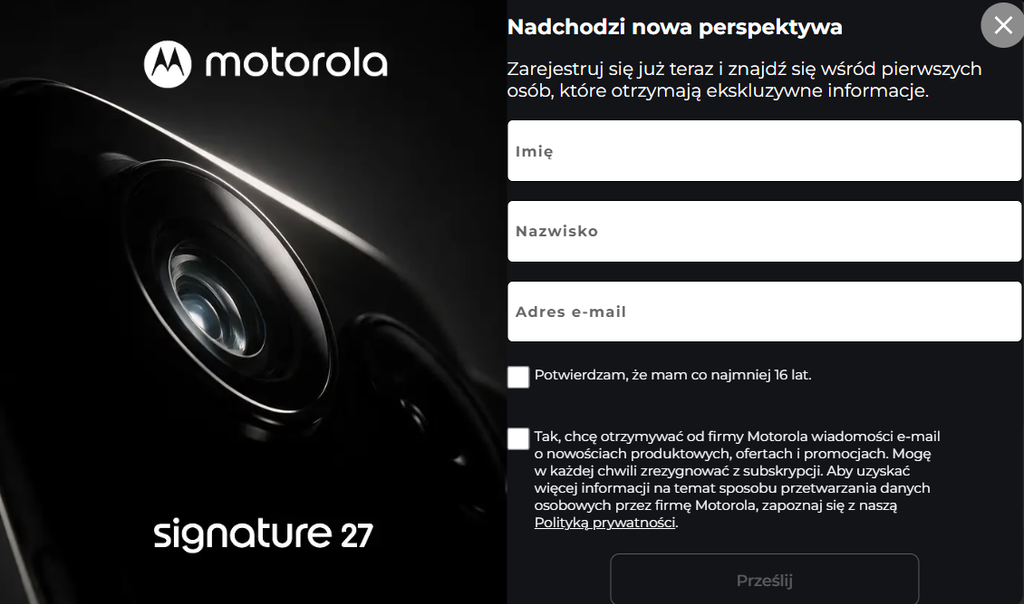 Motorola Signature 27 nadchodzi. Flagowiec został zapowiedziany, ale wciąż jest wielką niewiadomą 12 Motorola Signature 27 nadchodzi. Flagowiec został zapowiedziany, ale wciąż jest wielką niewiadomą