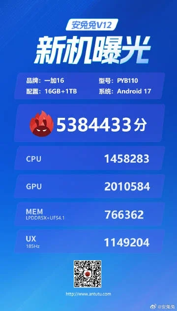 OnePlus 16 pokazuje pazur! Takiego wyniku w AnTuTu jeszcze nie było 12 OnePlus 16 pokazuje pazur! Takiego wyniku w AnTuTu jeszcze nie było